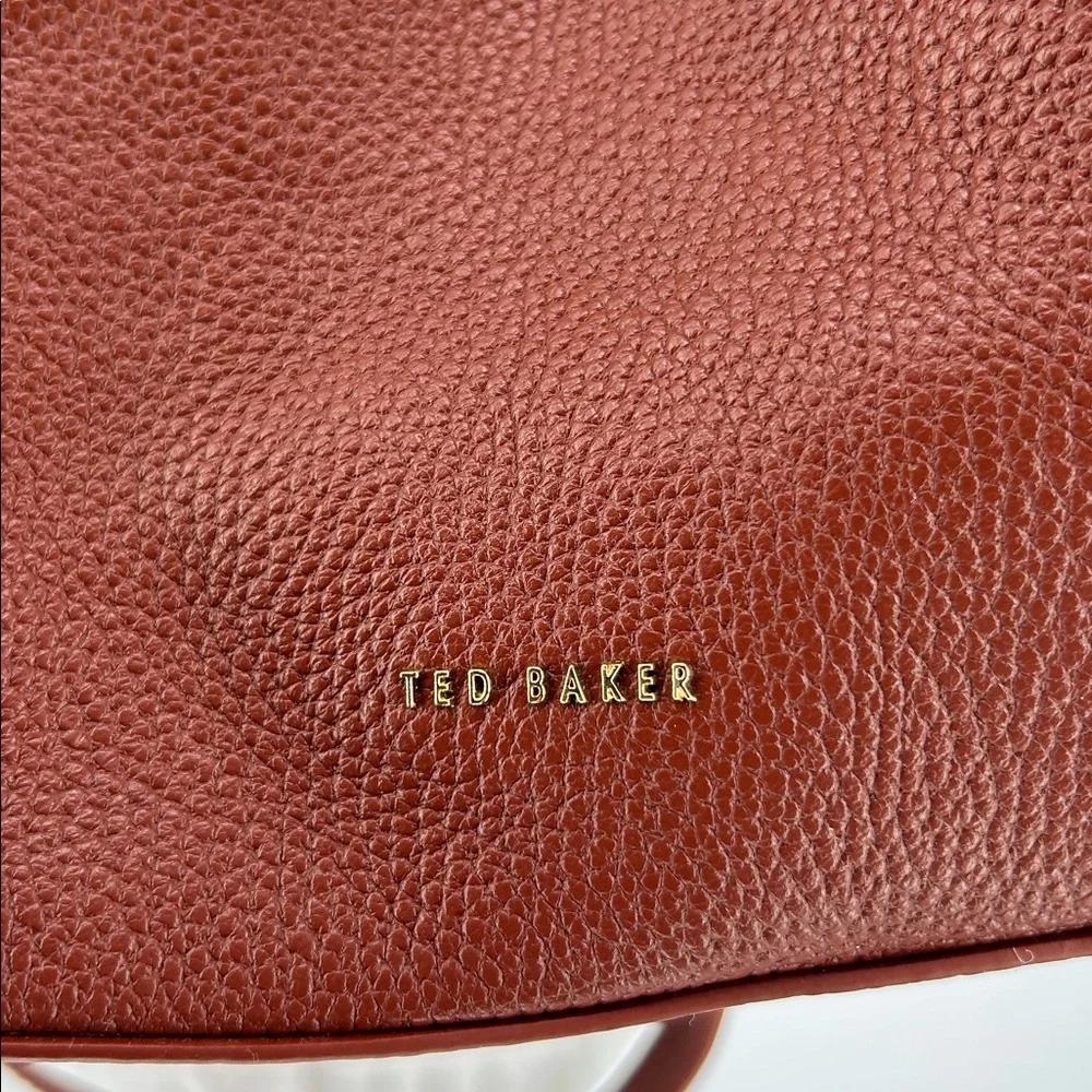 Ted Baker Rich Brown Shoulder Bag Leather Bag - Picture 2 of 11